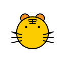 Animal icon - color - Tiger Icon