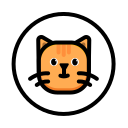 Orange cat Icon