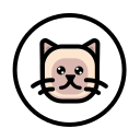 Siamese kitten Icon