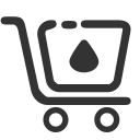Chemical shopping cart Icon