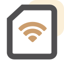 icon_ Service_ WiFi & telephone card Icon