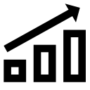 Chart - ascending order Icon