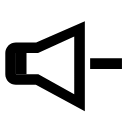 Sound reduction Icon