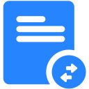 Import and export details Icon