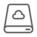 Mobile hard disk drive Icon