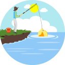 Go fishing Icon
