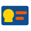 Reverse side of ID card Icon