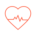 Heart rate control Icon