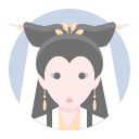 Ancient style, ancient costume, white lady Icon