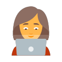 person_with_laptop_female Icon