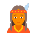 red_indian_female Icon
