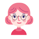 Facial black glasses Icon