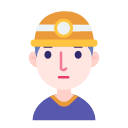 Facial miner male Icon