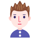 Facial non dominant male Icon
