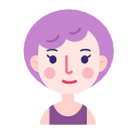 Facial red short hair Icon