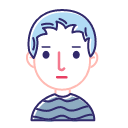 Linear little boy Icon