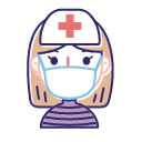 Linear medical staff Icon