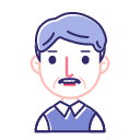Linear old man Icon