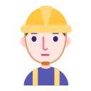 Male face worker Icon