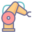 Robot arm, intelligent robot Icon
