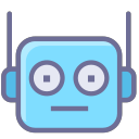 Robot, artificial intelligence Icon