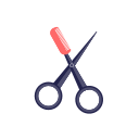 Cosmetic scissors Icon