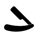 Barber's knife Icon