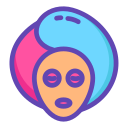 Place a mask on the face Icon