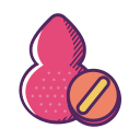Makeup puff Icon