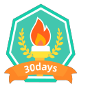 30 days of extra task achievement Icon