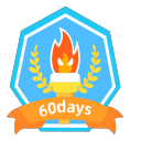 60 days of extra task achievement Icon