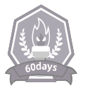 Additional task achievement gray 60 days Icon