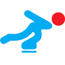 Winter Olympics - speed skating Icon