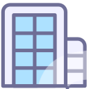 Hotels, office buildings, buildings Icon