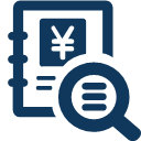 Account book details query Icon