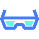 3D glasses Icon