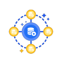 Assets on the chain Icon