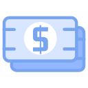 Fund application form blue Icon