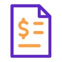 Business Icons_Dollar Document Icon