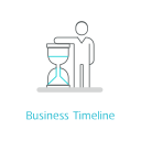 Business timeline Icon
