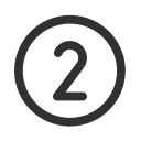 NumberCircleTwo Icon