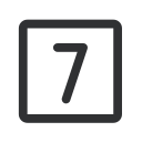 NumberSquareSeven Icon