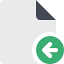 file-arrow-left Icon
