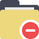folder-minus Icon