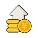Currency appreciation Icon