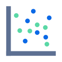 Scatter diagram Icon