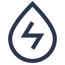 Water and electricity meter Icon