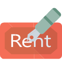 Production of notice of starting rent Icon
