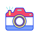 Linear digital camera Icon