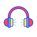 Linear earphone Icon